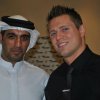 Moein Al Bastaki with celebrities
